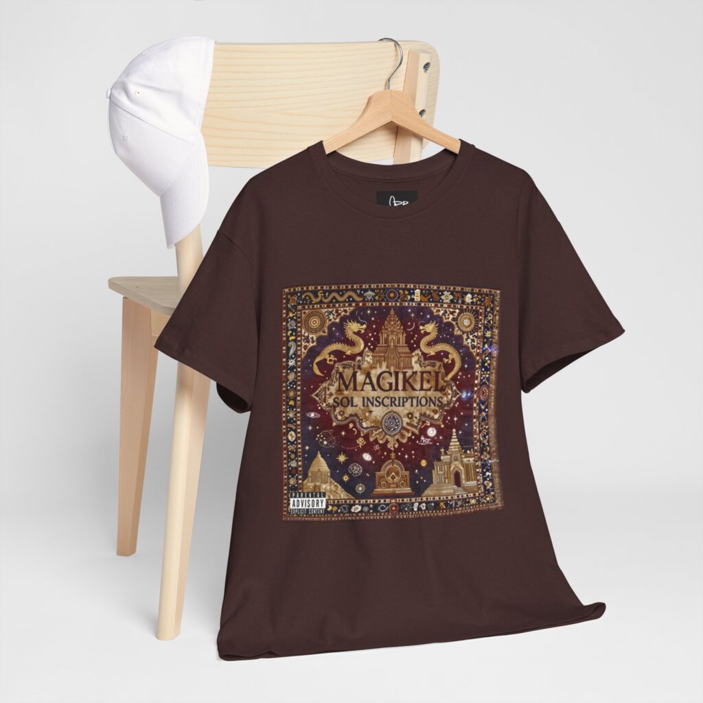 Magikel -Sol Inscription Album Graphic Tee — Mystic Fantasy Shirt